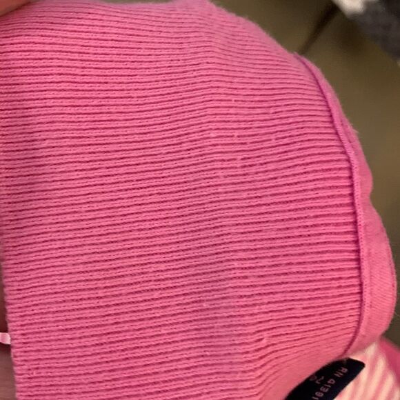 Polo by Ralph Lauren size large pink stripe & pink trim - Picture 11 of 11